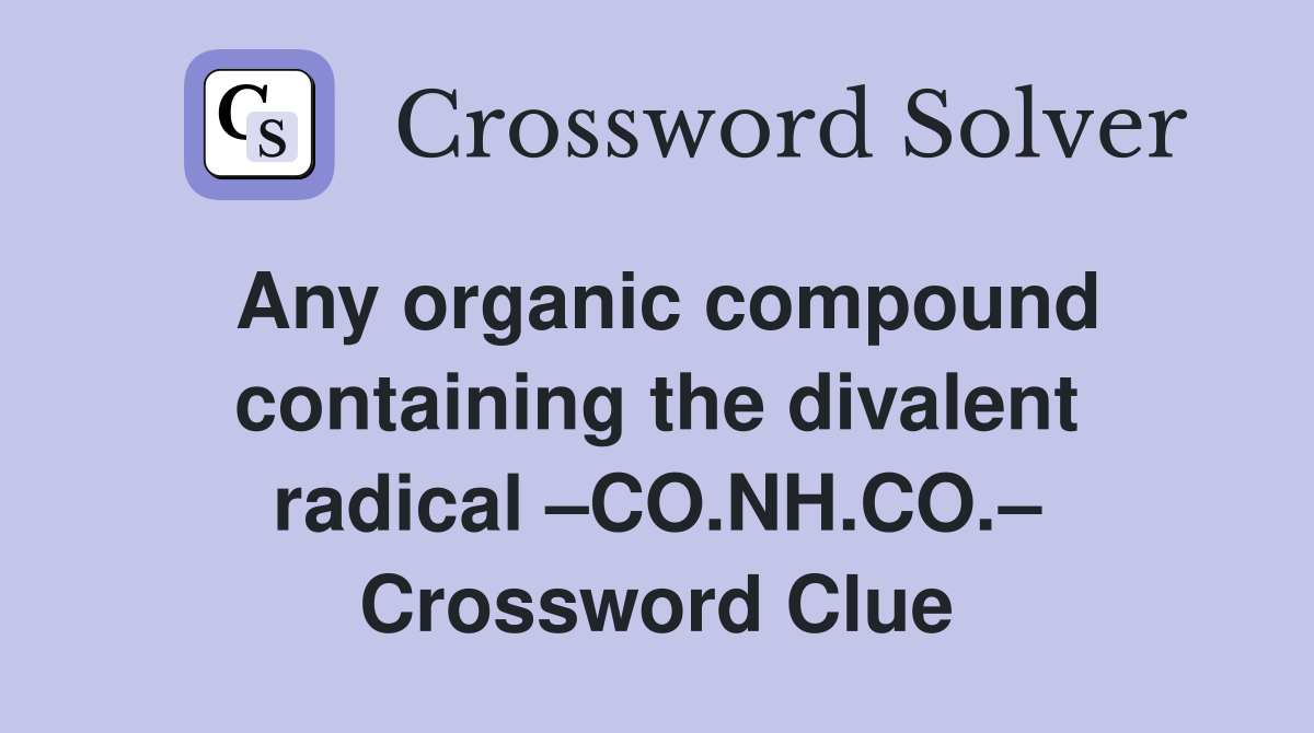 Any organic compound containing the divalent radical CO.NH.CO